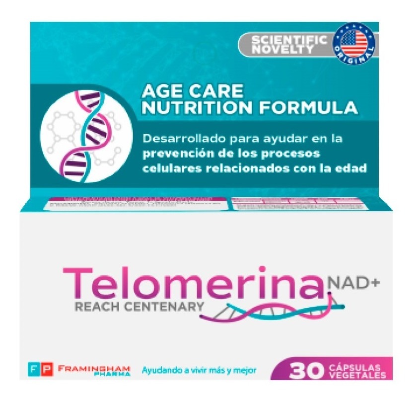 Telomerina Nad+ Longevidad X 30 Capsulas